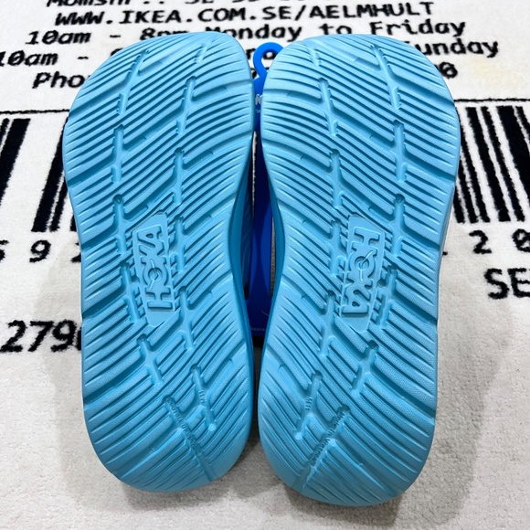Hoka Ora Luxe Recovery Slides - OCEAN MIST/CITRUS GLOW - Picture 9 of 9
